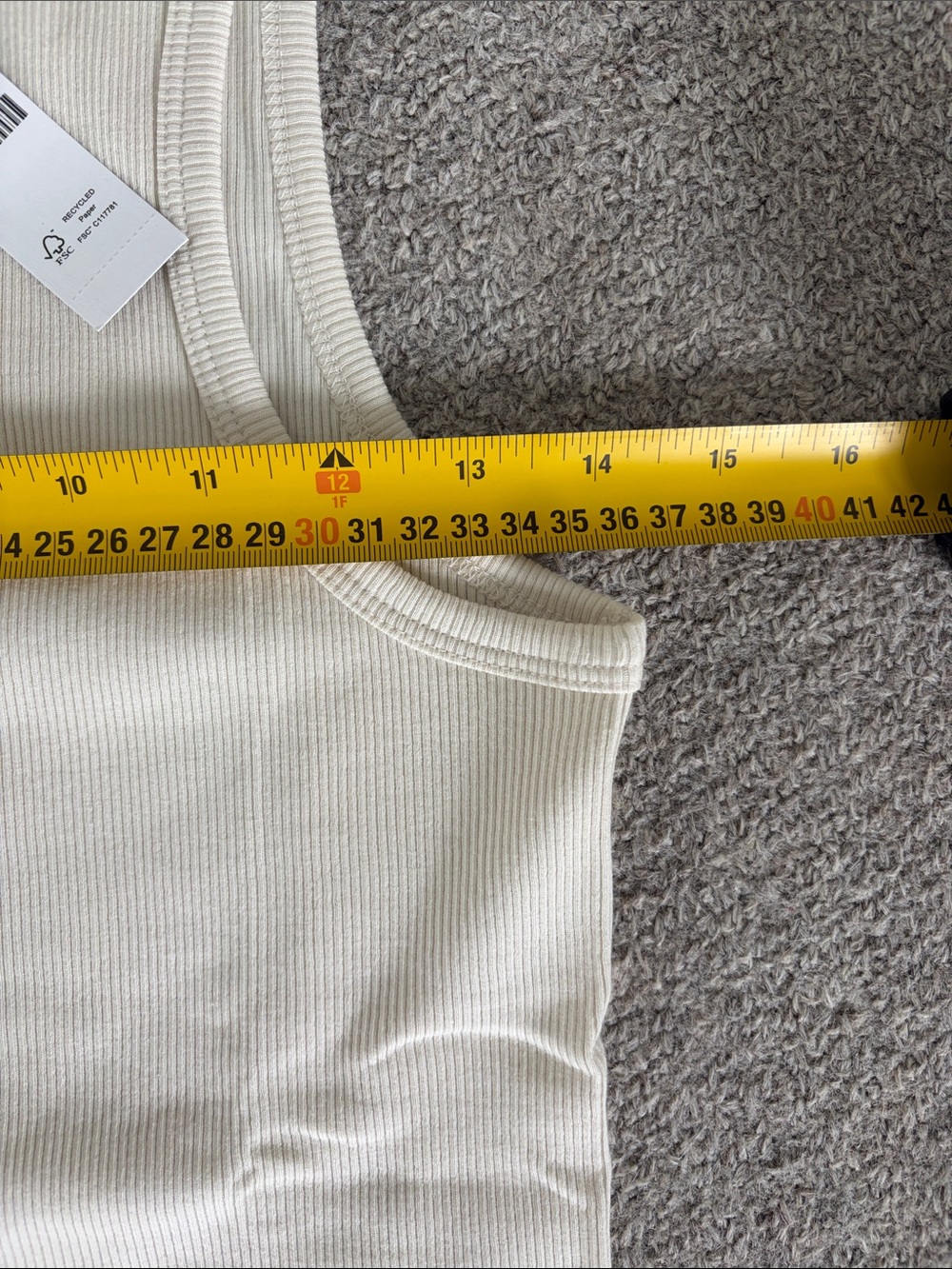 NWT JCrew Ribbed Button Front Top - Picture 4 of 5